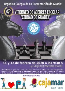 V Torneo ajedrez escolar Ciudad de Guadix